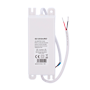 Strømforsyning - Output DC 12V 5A - AC output 230V 50Hz - Vejrbestandig IP67 - Beskyttelse: Overbelastning/overspænding/overtemperatur - Hvid farve