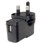 Strømforsyning - USB - Reducerede dimensioner - Indgang 100-240V 50/60HZ 0.3A - Udgang 5V/2A - 69(H) x 49(W) x 64(D)mm