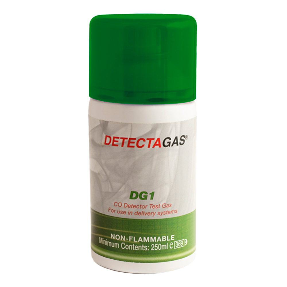 CO detector test spray - 250 ml - Kompatibel med de fleste teststave - Hurtig respons med lille mængde spray - Ikke brandfarlig