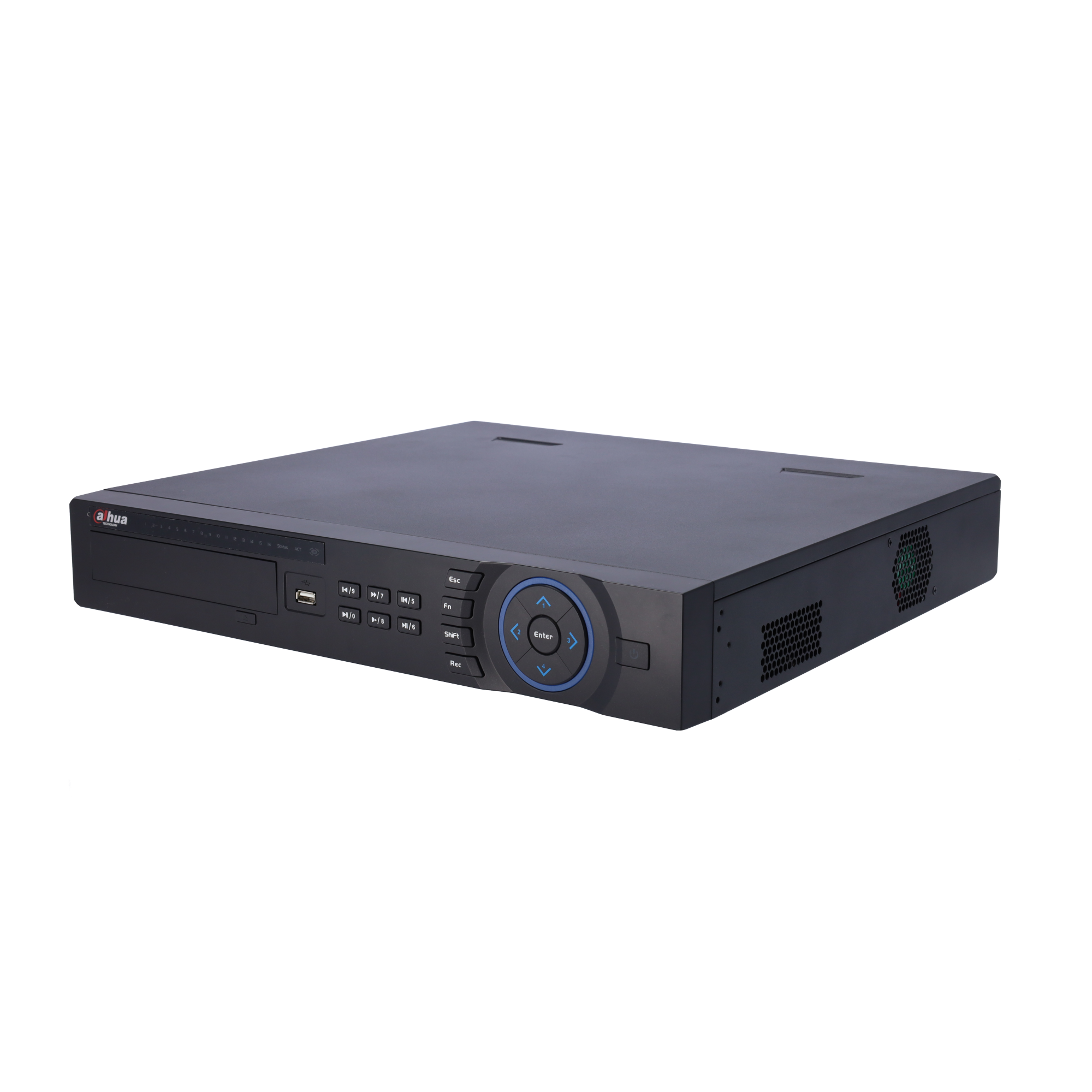 HDCVI Digital Video Recorder - 4Ch HDCVI / 4Ch Audio - 1080P (12FPS) /720p (25FPS) - Alarmindgange/-udgange - VGA og HDMI Full HD udgange - Plads til 4 harddiske