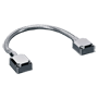 Forstærket dørkabel - Fleksibelt rør - Metal - forhindrer kabelskade - Til alle typer døre - 480 (H) x 40 (D) x 12.7 (B) mm