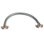 Forstærket dørkabel - Fleksibelt rør - Metal - forhindrer kabelskade - Til alle typer døre - 410 (H) x 40 (D) x 13 (B) mm