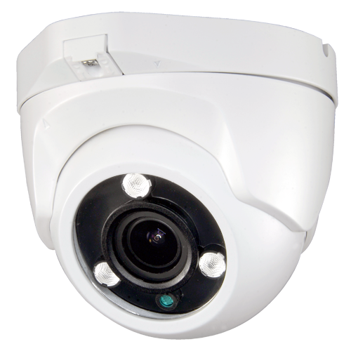 1080p ECO Dome Kamera - 4 i 1 (HDTVI / HDCVI / AHD / CVBS) - 1/2.7" Brigates© BG0806 - [%VAR]mm Motoriseret, varifocal, linse - IR LEDs Array Rækkevidde 40 m - OSD fjernmenu fra DVR