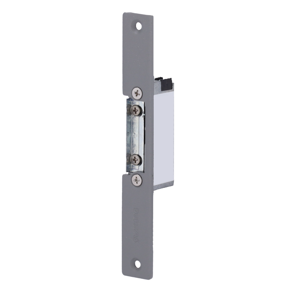 Dorcas elektriske døråbnere - Til enkeltdør: Justerbar radial bolt - Fail Secure (NO) åbningsmodus - Holdekraft 330 kg - AC/DC strømkilde 10-24V - Fri passage