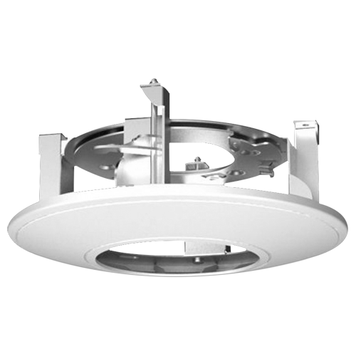 Forsænket loftbeslag - Til dome kameraer - Lavet af aluminium - Hvid farve 90 (H) x 210 (Ø) mm - Kompatibel med Hiwatch Hikvision - Kabelgennemføring
