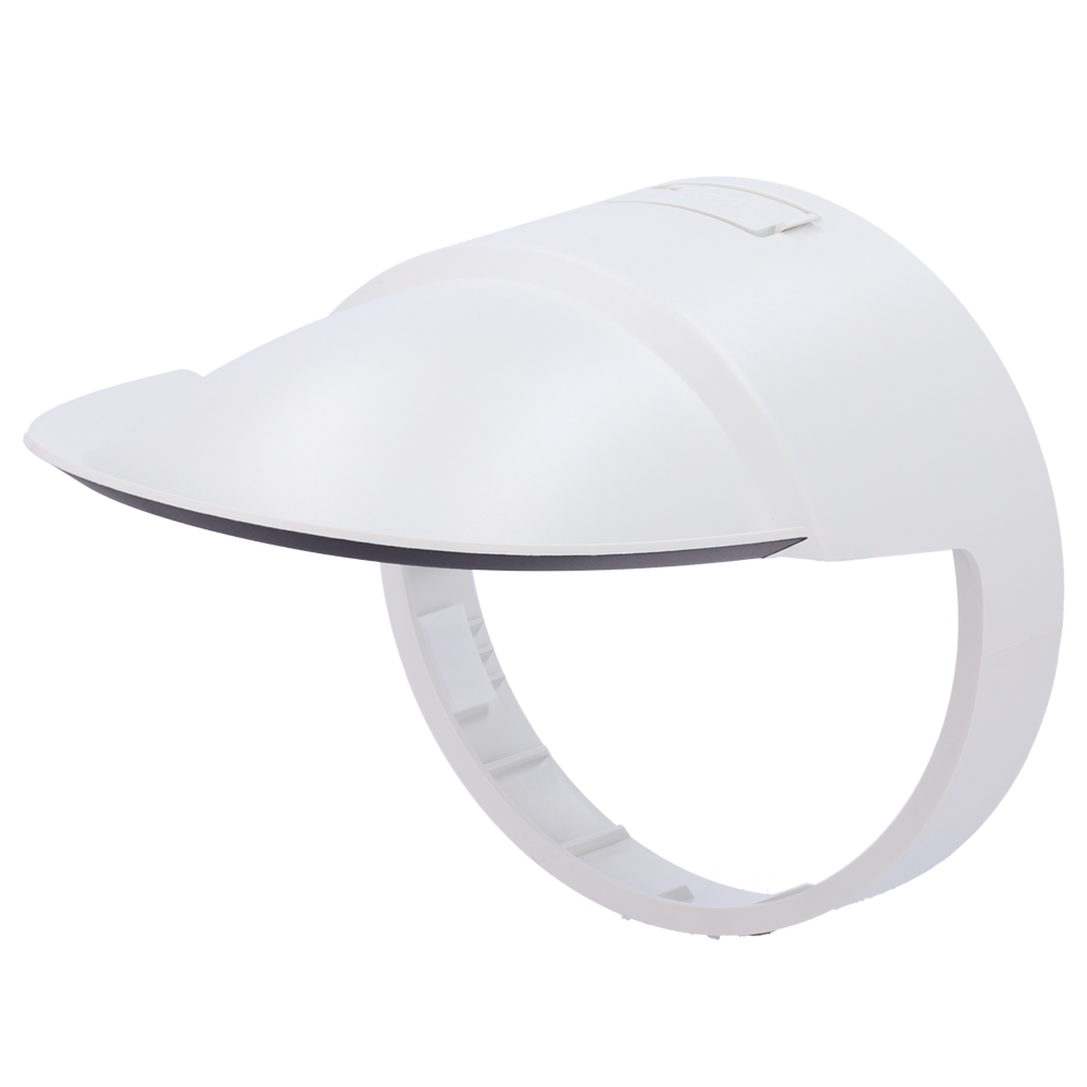Regnbeskytter Hikvision - Kompatibel med Hiwatch Hikvision - PC plastik - Hvid farve - 174 mm (Ø) x 209 mm (Fo) - Vægt 185.3 g