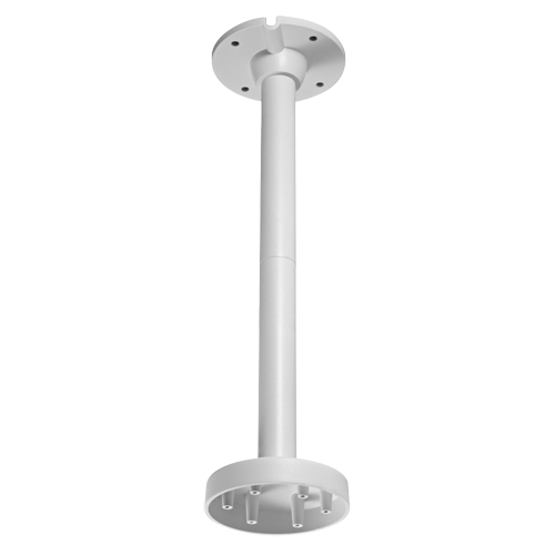 Loftbeslag - Højde 567 mm x 150 (Ø) mm - Egnet til udendørs brug - Hvid farve - Lavet af aluminium - Kabelgennemføring