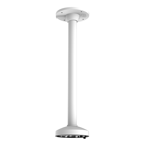 Loftbeslag - Højde 565 mm x 150 (Ø) mm - Egnet til udendørs brug - Hvid farve - Lavet af aluminium - Kabelgennemføring
