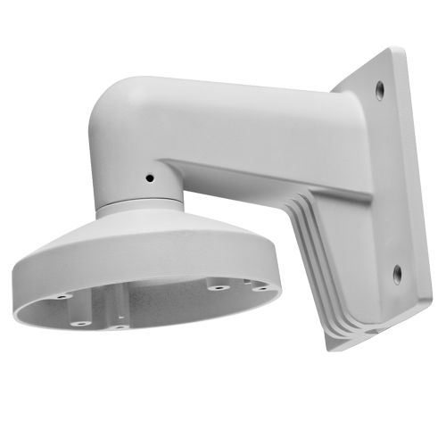 Vægbeslag - Til dome kameraer - Egnet til udendørs brug - Aluminium med spraytbehandling - Kompatibel med Hikvision - Kabelgennemføring