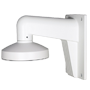 Vægbeslag - Til dome kameraer - Egnet til udendørs brug - Hvid farve | 183,5(Al) x 136(An) x 230(Fo) mm - Kompatibel med Hiwatch Hikvision - Kabelgennemføring