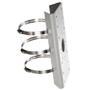 Stolpemontering - Til bullet-kameraer - Diameter område 67~127 mm - Egnet til udendørs brug - Hvid farve 250 (H) x 127 (B) x 56 (H) x [%VAR%] (D) mm - Kabelgennemføring