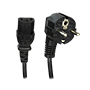 Kabel til stik - Connector QT3 - Kompatibel med Type F stik - 250VAC / 16A MAX - 140cm lang
