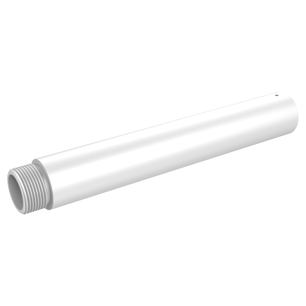 Udvidelsesstang til pendelmontering - Ø 38 x 250 mm (Al) - Hvid farve - Komposit fiber - Egnet til udendørs brug