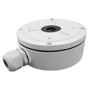 Fordelingsboks - Til bullet og dome kameraer - Egnet til udendørs brug - Væg eller loft installation - Kabelgennemføring - Farve hvid 53,4 (H) x 137 (Ø) mm