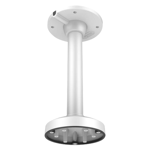 Loftbeslag - Højde 565 mm x 150 (Ø) mm - Egnet til udendørs brug - Hvid farve - Fremstillet af aluminium - Kabelgennemføring