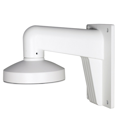 Vægbeslag - Til dome kameraer - Egnet til udendørs brug - Hvid farve - Kompatibel med Hiwatch Hikvision - Kabelgennemføring