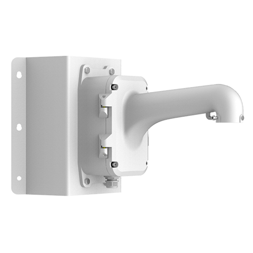 Hjørnebeslag med fordelingsboks - Fordelingsboks - Egnet til udendørs brug - Egnet til hjørneinstallation - Hvid farve - 14 mm (H) x 194,9 (B) mm x 456,5 (D) mm
