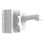 Hjørnebeslag med fordelingsboks - Fordelingsboks - Egnet til udendørs brug - Egnet til hjørneinstallation - Hvid farve - 14 mm (H) x 194,9 (B) mm x 456,5 (D) mm