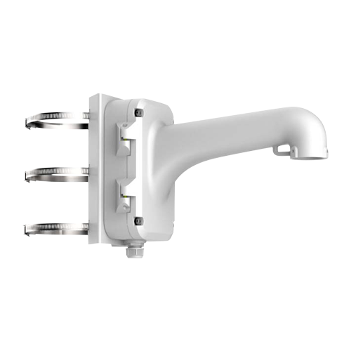 Lodret stolpemontering - Vejrbestandig - Egnet til udendørs brug - Egnet til væginstallation - Hvid farve - 182,6 mm (H) x 97,3 (B) mm x 306,4 (D) mm
