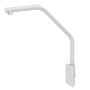 Svanehals beslag til speed domes - Egnet til udendørs brug - Gesims installation - Hvid farve - Kabelgennemføring - 950 (H) x 180 (B) x 800 (D) mm