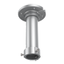 Loftbeslag - Højde 200 mm x 116.5 (Ø) mm - Egnet til udendørs brug - Hvid farve - Fremstillet af aluminium - Kabelgennemføring