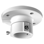 Loftbeslag - Til dome kameraer - Egnet til udendørs brug - Hvid farve 57 (H) x 116,5 (Ø) mm - Kompatibel med Hiwatch Hikvision - Kabelgennemføring