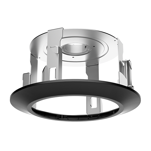 Kamerabeslag til loftmontering - Til dome kameraer - Indendørs brug - Sort farve - Aluminiumslegering og ABS - 142.6 mm (h) x 232.9 (φ) mm
