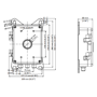 Junction box - Til dome kameraer - Egnet til udendørs brug - Væg eller loft montering - Kabelgennemføring - Hvid farve| 310 (H) x 208.9 (B) x 89 (D)mm
