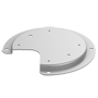Hikvision anti-korrosions ophængsbeslag - Maksimal belastning 10 kg - Rustfrit stål SUS316L - Anti-korrosions overfladebehandling - Ø 170 mm x 10 mm (H) - Farve: sølvgrå