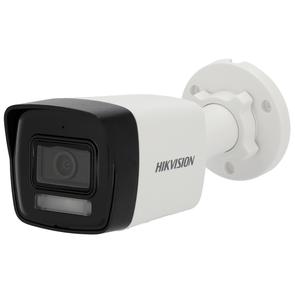 Hikvision - Value Range IP Bullet Kamera - Opløsning 8 Megapixel (3840X2160) - 2.8 mm Objektiv - Hybrid lys rækkevidde 30 m | Integreret mikrofon - Bevægelsesdetektion 2.0 | PoE (IEEE802.3af)