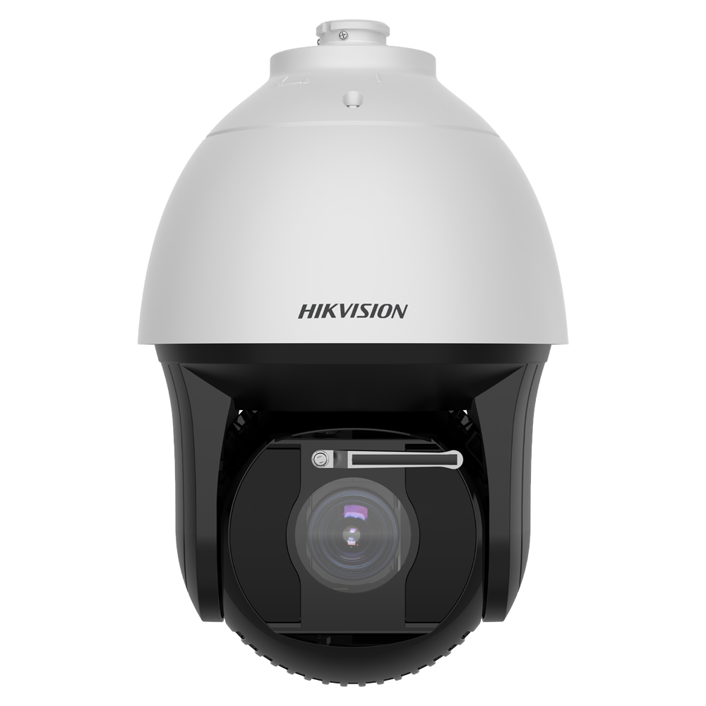Hikvision IP motoriseret kamera SOLUTIONS range - Opløsning 4 Megapixel (2688x1520) - Lens 6~250 mm | 42x | 100 fps - Hi-PoE | Alarmer | Audio | Hastighed 280 º/s - IR 400m | DarkFighter | Wiper | WDR 150dB - AcuSense | Ansigts- og køretøjsdetektion