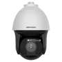 Hikvision IP motoriseret kamera SOLUTIONS range - Opløsning 4 Megapixel (2688x1520) - Lens 6~250 mm | 42x | 100 fps - Hi-PoE | Alarmer | Audio | Hastighed 280 º/s - IR 400m | DarkFighter | Wiper | WDR 150dB - AcuSense | Ansigts- og køretøjsdetektion