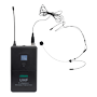 Headset mikrofon - UHF - Volumenkontrol - Op til 8t driftstid - Kompatibel med modtager DSPPA-D5815
