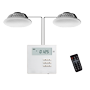 2 x Loftshøjttalere 2x10W - Vægforstærker - Afspilning via BT, FM, SD, USB, AUX - Fjernbetjening