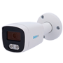 EASY-P AI IP Bullet Kamera - 8MP | Linse 2.8 mm - IR 40 m | Hvidt lys 30 m | Mic - Plug & Play installation - AI til Mennesker og/eller Køretøjer - IP67 | PoE | P2P | Metal