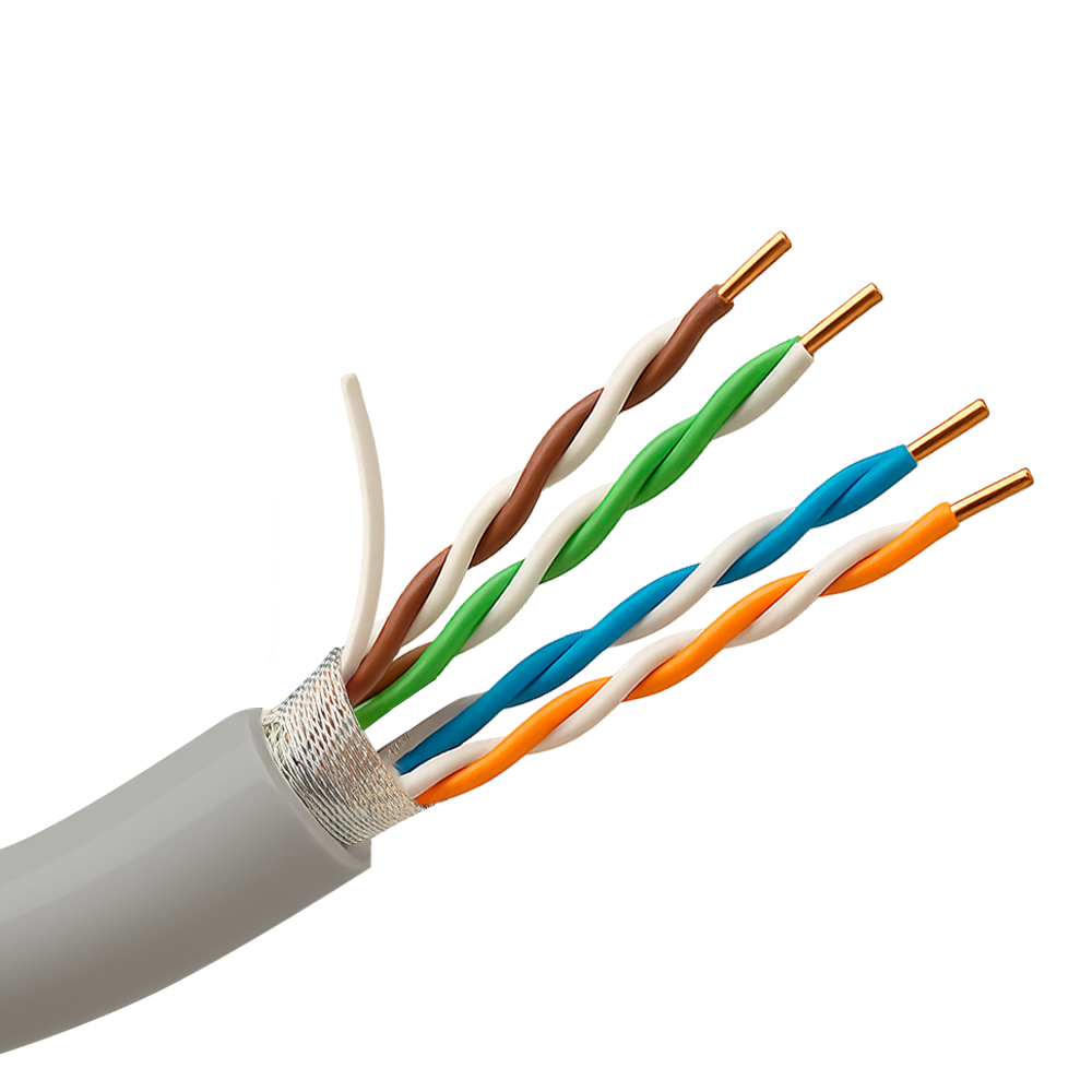 Safire FTP kabel - Kategori 5E - Rulle på 305 meter | Diameter 5 mm - Leder CCA - Diameter 5.5 mm - Certifikat ISO/IEC11801, TIA-568-C.2, YD/T1019