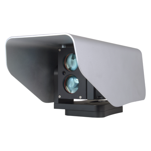 GJD Ekstern Laser Detektor - Lange rækkevidde laser teknologi - Detektionsrækkevidde justerbar op til 500 m - Høj pålidelighed og præcision - 12 VDC/PoE IEEE 802.3af strømforsyning - Udendørs brug