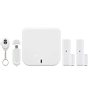 Hjemmealarm kit Home8 - Internet/IP Cloud forbindelse - Kun abonnementstjeneste - Reduceret størrelse - Trådløse magnetiske kontakter - Multifunktionel fjernbetjening