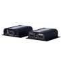 HDMI signal extender - Rækkevidde 40 m - Opløsning 4K - Tillader 1 forbindelser:1 - HDMI Loop out - POC - Kabel strømforsyning