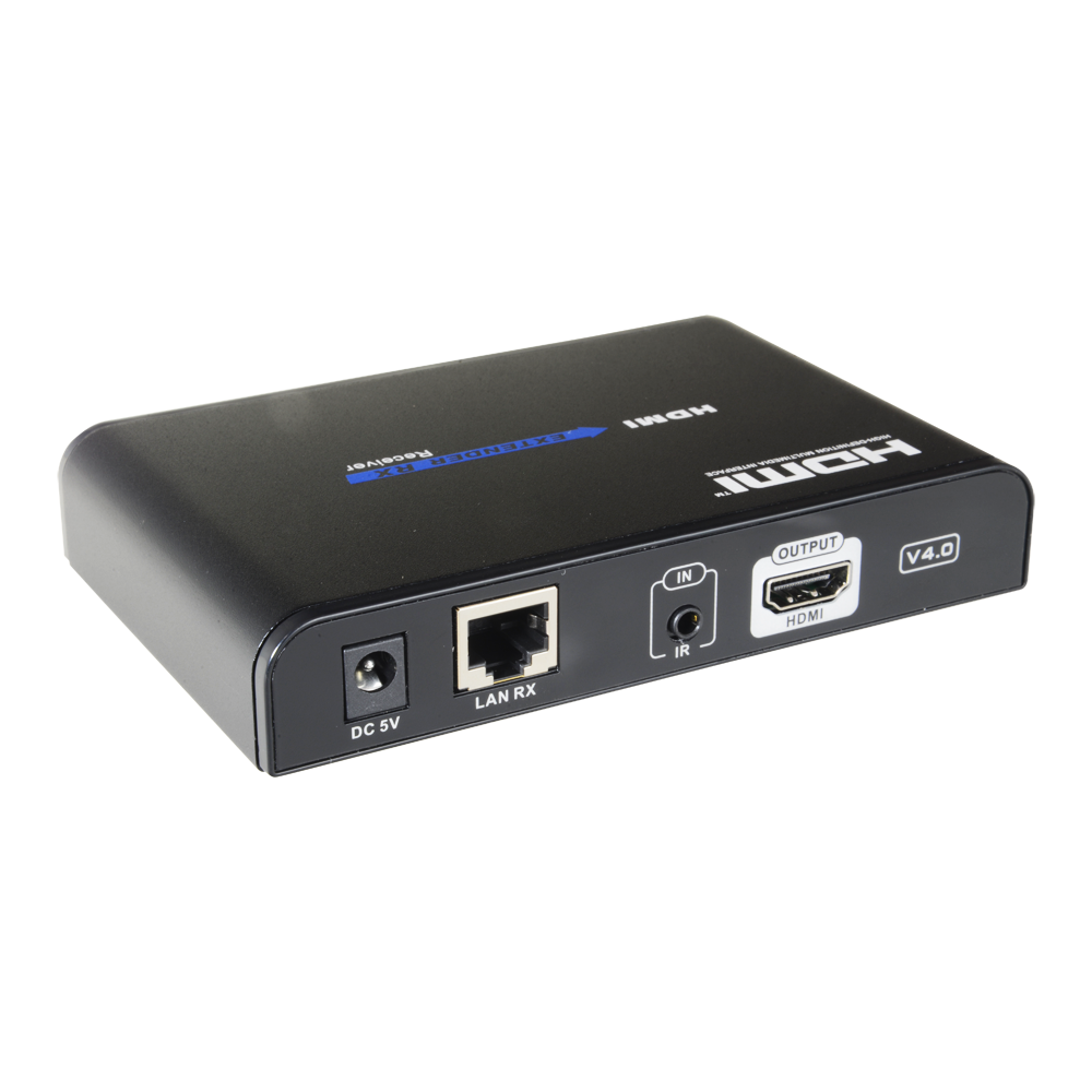 Kompatibel modtager HDMI-EXT-PRO-V2 - HDMI signal extender - Rækkevidde 120 m - FHD opløsning - Tillader 1 forbindelser:M