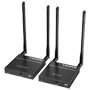 Trådløs HDMI signal extender - Rækkevidde 50 m - Opløsning 4K - Tillader 1 forbindelser:1 - HDMI Loop out