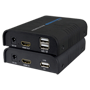 HDMI Signal KVM Extender - Rækkevidde 120 m - FHD opløsning - Tillader 1 forbindelser:M