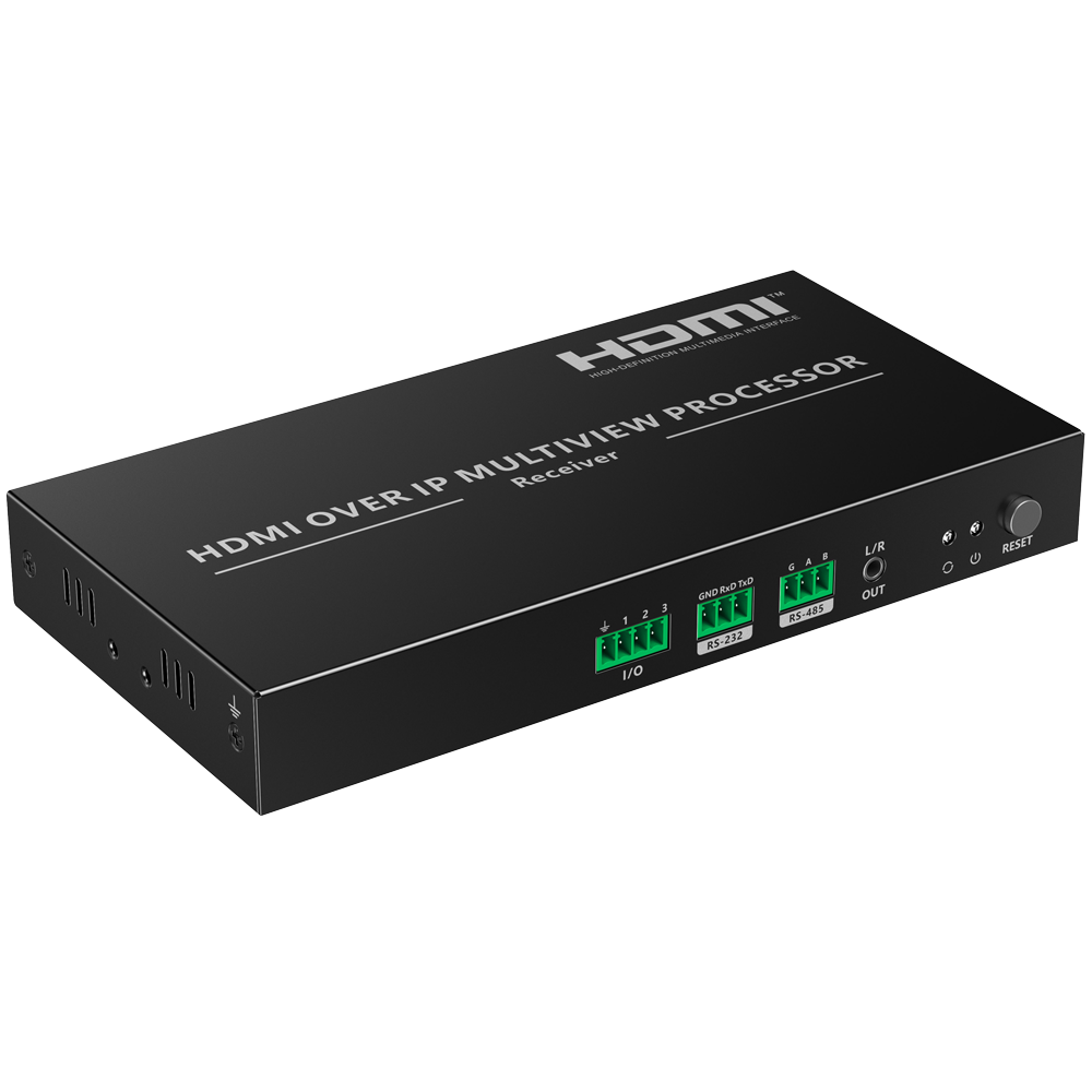HDMI IP signalmatrix - Muliggør NxM - Opløsning 4K - Inkluderer 1 Multiview modtager
