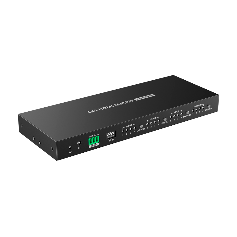 HDMI signal matrix - Tillader 4x4 - Opløsning 4K