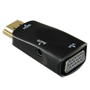 HDMI til VGA+Audio Adapter - Passiv, ingen strøm påkrævet - Konverter HDMI output til VGA + Audio - Opløsning 1080p/720p - HDMI input - VGA+Audio output
