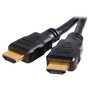 HDMI kabel - HDMI type A han-stik - High speed - 0,5 m - Sort farve - Antikorrosions-stik