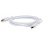 HDMI kabel - HDMI type A han stik - High speed - 1 m - Hvid farve - Antikorrosion stik