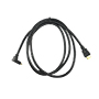 HDMI kabel - HDMI type A han stik - Vinklet stik 90° - 1,8 m - Sort farve - Antikorrosion stik