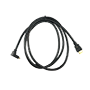 HDMI kabel - HDMI type A han stik - Vinklet stik 90° - 1,8 m - Sort farve - Antikorrosion stik