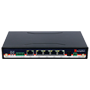 Hongdian 5G-industrirouter - 5G Sub-6Ghz SA/NSA - 5 RJ45 Gigabit-porte (4 x PoE 30 W) - Dual SIM Dual Modem - RS232/RS485-porte - WiFi 802.11b/g/n/ac 2,4 GHz-5 GHz